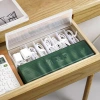 Data cable storage box, power charging cable, mobile phone charger, plug organization magic tool, desktop cable management box, wire winding tool Specification image
